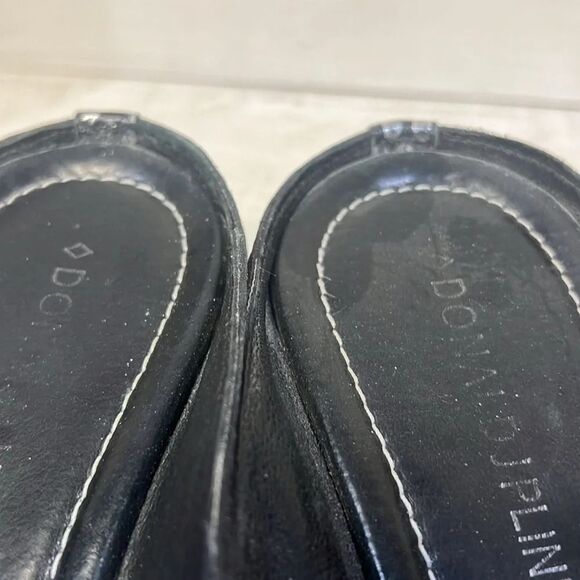 Donald J Pliner Sandals Shaheen Wedge Heels Slip on Thong Silver Size 8 - Picture 16 of 16